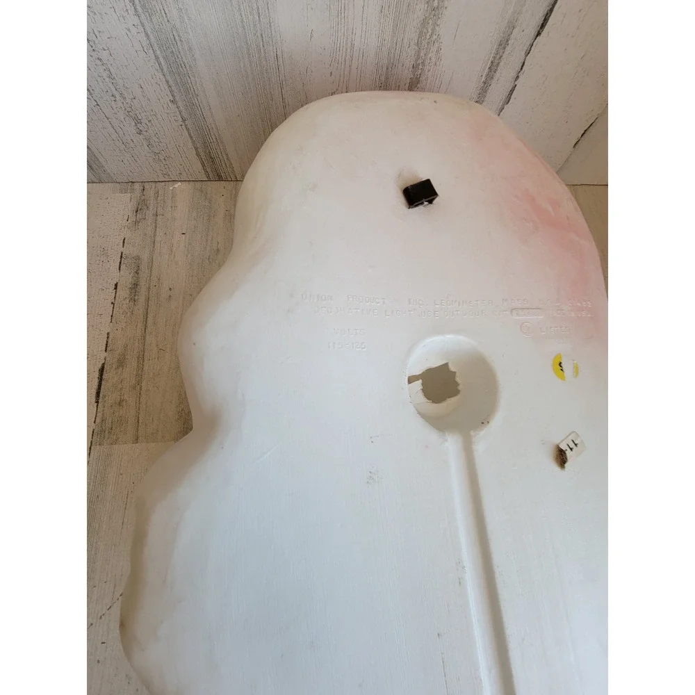 Union products Santa Claus vintage blow mold face Xmas Unique Home decor